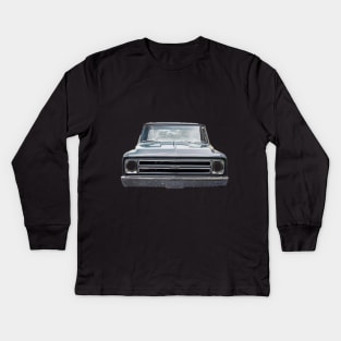 Chevy C-10 Pickup, black shirt T-Shirt Kids Long Sleeve T-Shirt